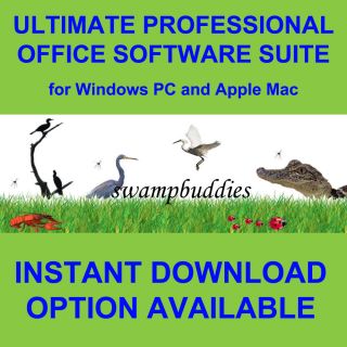 Home Office 6 Suite Programs Software CD for PC & Mac Computer PDF