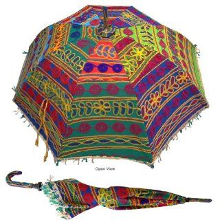 Fashion Cotton Umbrella With Gujarati Thread Embroidery