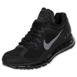 Mens Nike Air Max+ 2013 Black/Dark Grey