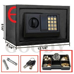 Home Security Professional Electronic Digital Safe Box Gun Watch Coins
