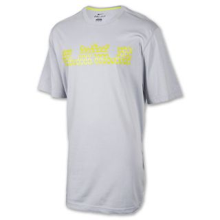 Nike Lebron He Conquers Logo Mens Tee White/Orange