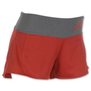 Womens Asics Elisa Core Shorts Flame/Black