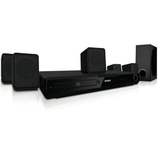 PHILIPS Home Theater System with Blu ray Player 1080p 1000 W 5 1