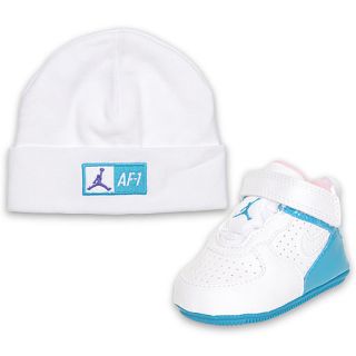 Jordan Crib AJF 6 Basketball Shoe White/Purple/Neon