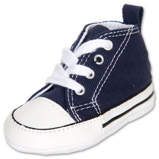 Converse Chuck Taylors First Star Crib Shoes Navy