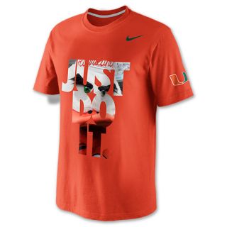Mens Nike Miami Hurricanes NCAA College DNA T Shirt