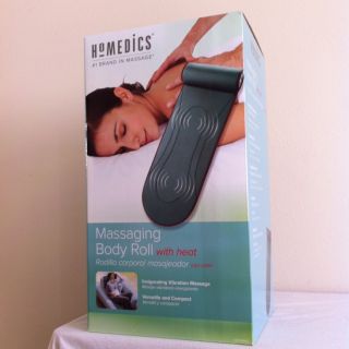 Homedics Massaging Body Roll Mat Massager with Heat, BRAND NEW IN BOX