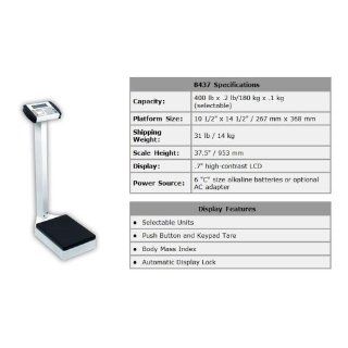 Detecto Digital Physician Scale, Waist high without Height