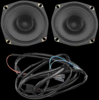Show Chrome Rear Speaker Kit with Wire Harn HON GL1800