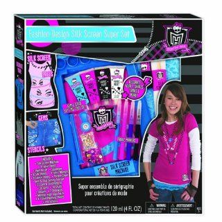 Monster High Fashion Design Silk Screen Super Set Toys