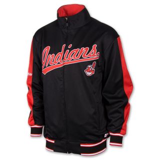 Mens Dynasty Cleveland Indians MLB Full Zip Track Jacket