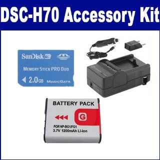 Sony DSC H70 Digital Camera Accessory Kit includes SDM