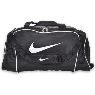 Nike Brasilia 4 Medium Duffel Bag Black/White
