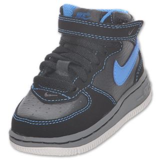 Nike Toddler Air Force 1 Mid Basketball Shoe Black