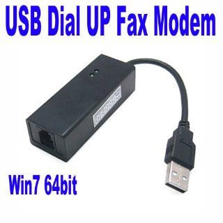 USB 56K External Dial Up Voice Fax Data Modem Win7 Windows