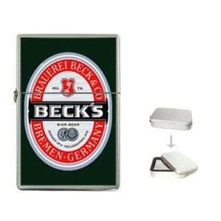 Becks Beer Logo Flip Top Lighter