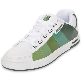 Swiss Mens Barrius White/Multi Green