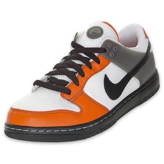 Nike Mens Dunkesto White/Black/Orange Blaze/Grey
