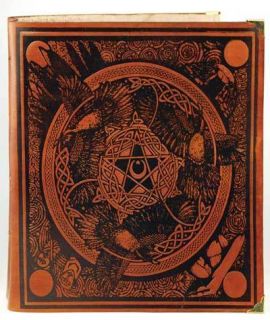  Book of Shadows Leather Blank Book of Shadows Honey Mead Brown