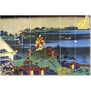 Katsushika Hokusai Ukiyo E Tile Mural Commercial Art  32x48 using (24