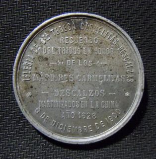 1900 Martirizados En La China Medal
