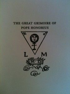 Grimoire of Pope Honorius Occult Black Magic Snakeskin Binding Demonic