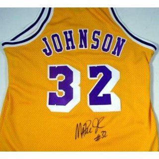 Signed Magic Johnson Uniform   (