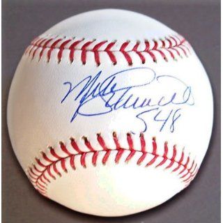 Mike Schmidt Signed Baseball   with 548 Inscription