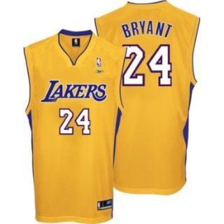 Los Angeles Lakers Kobe Bryant Gold Jersey size 50 Large