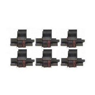 6 Compatible Seiko IR 40T Black / Red Ink Rollers , Works