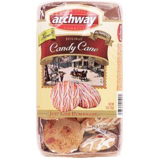 Archway Holiday Candy Cane cookies 9 oz Tray Grocery