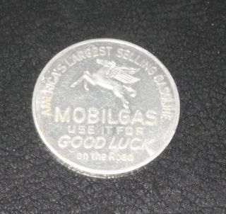 1950s Baseball Pin Coin Token Mobilgas Gasoline Minneapolis Game