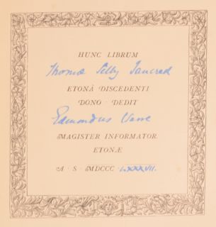  Binding Poems Of Thomas Gray Illustrated Eton Presentation Copy