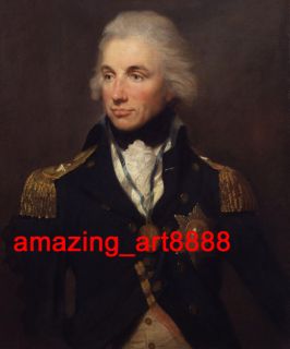 Royal Classical British Oil on Canvas Horatio Nelson