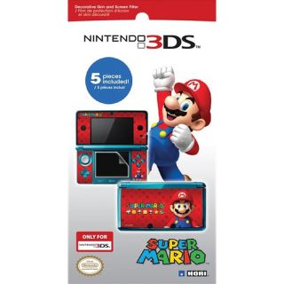 Hori Super Mario Screen Filter and Skin Set Nintendo 3DS