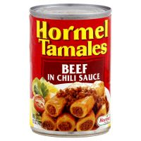 Hormel Tamales Beef with Chili Sauce 15oz Can Mexican