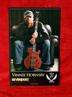 Sevendust Vinnie Hornsby Dean Guitars Promo Poster