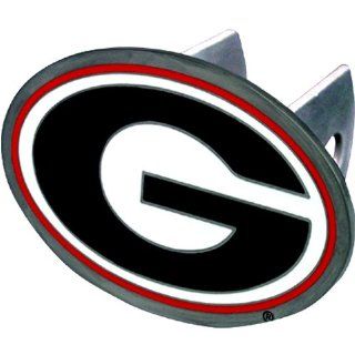 Georgia Bulldogs NCAA Pewter Trailer Hitch Cover by Half
