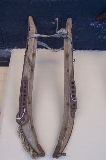 Antique Horse Harness Hames Wood Iron Western Decor Cowboy Farm
