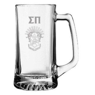 Sigma Pi Glass Engraved Mug