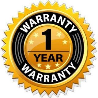 Warranty 1 year seal car bumper sticker decal 5 x 5