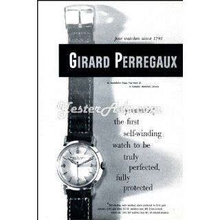 1951 Vintage Ad Girard Perregaux Gyromatic   The first