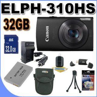 Canon PowerShot ELPH 310 HS 12.1 MP Digital Camera (Black