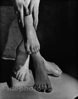  Woman Legs Foot Nails Salon Sculpture Photo Art Decor Horst