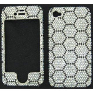 CELL PHONE CASE COVER FOR APPLE IPHONE 4 4S SILVER