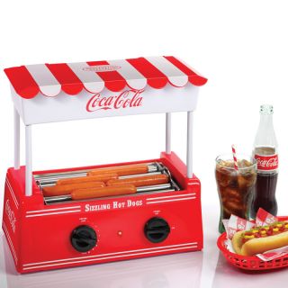 Coca Cola Hot Dog Roller Grill Bun Warmer Mini Electric Hotdog Cooker