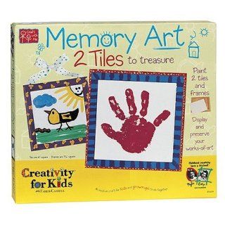 Creativity For Kids Memory Art 2 Tiles to Paint and Frame
