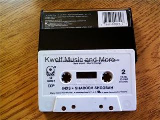 INXS Shabooh Shoobah Cassette 1982 Atco USA 075679007247