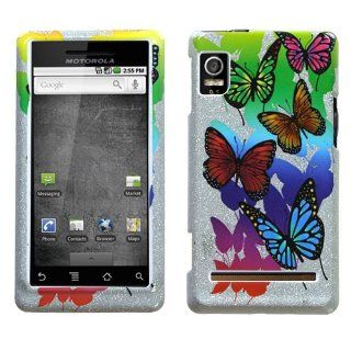 MOTOROLA A955 (Droid 2) Butterfly Garden (Sparkle) Phone