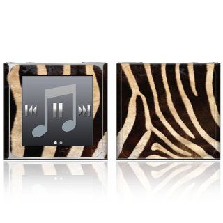 Apple iPod Nano (6th Gen) Skin Decal Sticker   Zebra Print